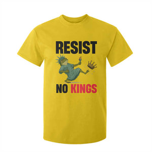 Resist Frog T Shirt For Kid No Kings In America Political 2025 TS14 Daisy Print Your Wear