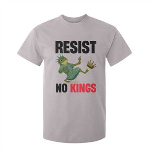 Resist Frog T Shirt For Kid No Kings In America Political 2025 TS14 Ice Gray Print Your Wear