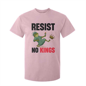 Resist Frog T Shirt For Kid No Kings In America Political 2025 TS14 Light Pink Print Your Wear