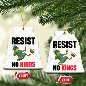 Resist Frog Ceramic Ornament No Kings In America Political 2025 - Print Your Wear