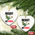 Resist Frog Ceramic Ornament No Kings In America Political 2025 - Print Your Wear