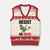Resist Frog V-Neck Knit Sweater Vest No Kings In America Political 2025 - Print Your Wear