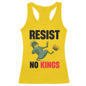 Resist Frog Racerback Tank Top No Kings In America Political 2025 TS14 Daisy Print Your Wear