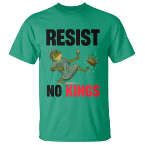 Resist Frog T Shirt No Kings In America Political 2025 TS14 Irish Green Print Your Wear