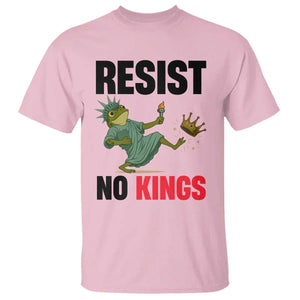 Resist Frog T Shirt No Kings In America Political 2025 TS14 Light Pink Print Your Wear