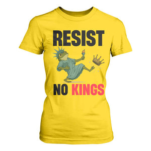 Resist Frog T Shirt For Women No Kings In America Political 2025 TS14 Daisy Print Your Wear