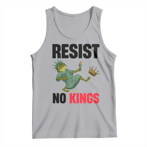 Resist Frog Tank Top No Kings In America Political 2025 TS14 Athletic Heather Print Your Wear