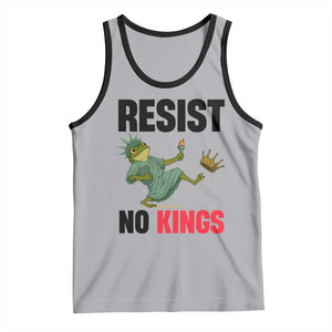 Resist Frog Tank Top No Kings In America Political 2025 TS14 Athletic Heather Black Print Your Wear