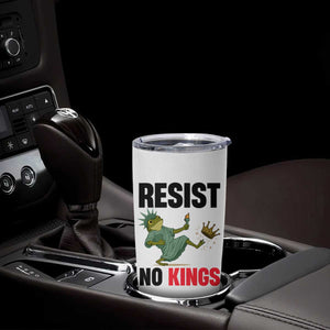 Resist Frog Tumbler Cup No Kings In America Political 2025 TS14 Print Your Wear