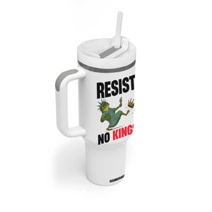 Resist Frog Tumbler With Handle No Kings In America Political 2025 TS14 Print Your Wear