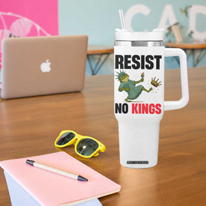 Resist Frog Tumbler With Handle No Kings In America Political 2025 TS14 Print Your Wear