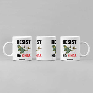 Resist Frog Coffee Mug No Kings In America Political 2025 TS14 Print Your Wear