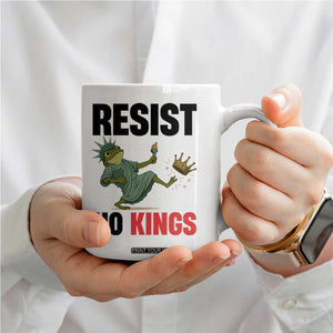 Resist Frog Coffee Mug No Kings In America Political 2025 TS14 Print Your Wear