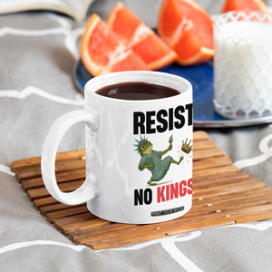 Resist Frog Coffee Mug No Kings In America Political 2025 TS14 Print Your Wear