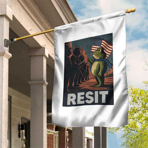 Resist Frog Garden Flag Portland Frog Activist America Political 2025 TS14 Print Your Wear