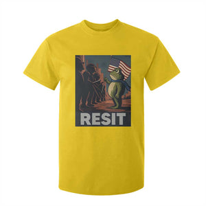 Resist Frog T Shirt For Kid Portland Frog Activist America Political 2025 TS14 Daisy Print Your Wear
