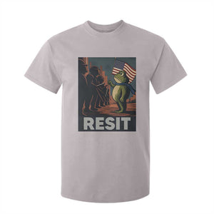 Resist Frog T Shirt For Kid Portland Frog Activist America Political 2025 TS14 Ice Gray Print Your Wear