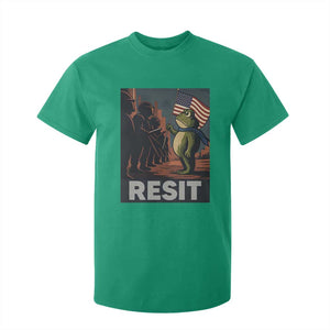 Resist Frog T Shirt For Kid Portland Frog Activist America Political 2025 TS14 Irish Green Print Your Wear
