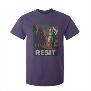 Resist Frog T Shirt For Kid Portland Frog Activist America Political 2025 TS14 Purple Print Your Wear