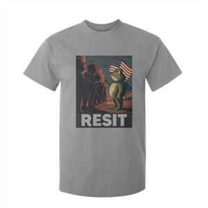 Resist Frog T Shirt For Kid Portland Frog Activist America Political 2025 TS14 Sport Gray Print Your Wear