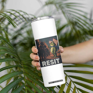 Resist Frog Skinny Tumbler Portland Frog Activist America Political 2025 TS14 Print Your Wear