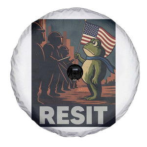 Resist Frog Spare Tire Cover Portland Frog Activist America Political 2025 TS14 Print Your Wear