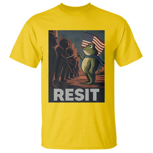 Resist Frog T Shirt Portland Frog Activist America Political 2025 TS14 Daisy Print Your Wear