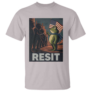 Resist Frog T Shirt Portland Frog Activist America Political 2025 TS14 Ice Gray Print Your Wear