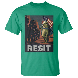 Resist Frog T Shirt Portland Frog Activist America Political 2025 TS14 Irish Green Print Your Wear