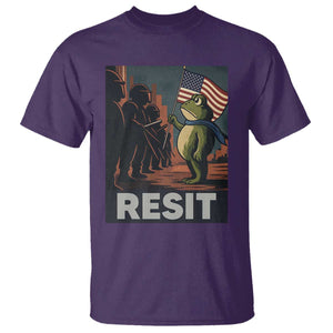 Resist Frog T Shirt Portland Frog Activist America Political 2025 TS14 Purple Print Your Wear