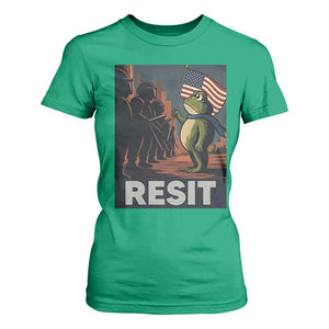 Resist Frog T Shirt For Women Portland Frog Activist America Political 2025 TS14 Irish Green Print Your Wear