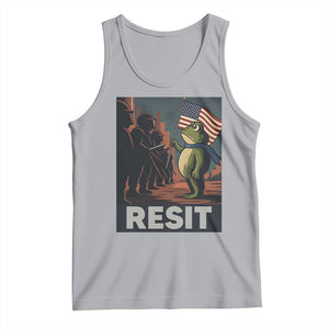Resist Frog Tank Top Portland Frog Activist America Political 2025 TS14 Athletic Heather Print Your Wear
