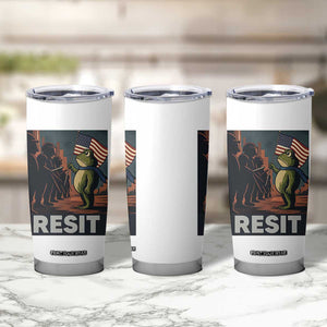 Resist Frog Tumbler Cup Portland Frog Activist America Political 2025 TS14 Print Your Wear