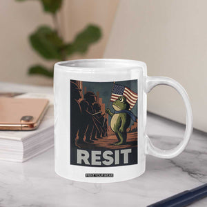 Resist Frog Coffee Mug Portland Frog Activist America Political 2025 TS14 Print Your Wear