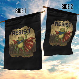 Resist Frog Christian Christmas Garden Flag Funny Polittical 2025 Meme TS14 Print Your Wear