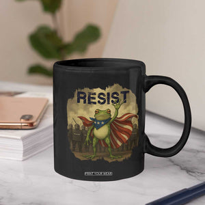 Resist Frog Christian Christmas Coffee Mug Funny Polittical 2025 Meme TS14 Print Your Wear