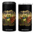 Resist Frog Christian Christmas 4 in 1 Can Cooler Tumbler Funny Polittical 2025 Meme TS14 One Size: 16 oz Black Print Your Wear