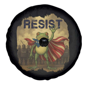 Resist Frog Christian Christmas Spare Tire Cover Funny Polittical 2025 Meme TS14 Print Your Wear