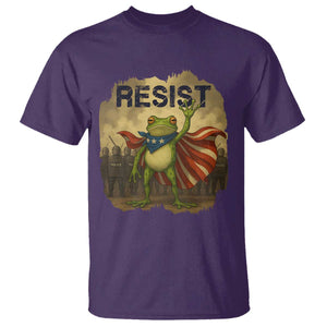 Resist Frog Christian Christmas T Shirt Funny Polittical 2025 Meme TS14 Purple Print Your Wear