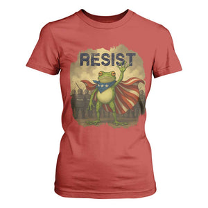 Resist Frog Christian Christmas T Shirt For Women Funny Polittical 2025 Meme TS14 Red Print Your Wear
