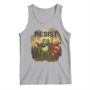 Resist Frog Christian Christmas Tank Top Funny Polittical 2025 Meme TS14 Athletic Heather Print Your Wear