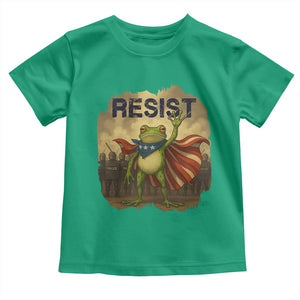 Resist Frog Christian Christmas Toddler T Shirt Funny Polittical 2025 Meme TS14 Irish Green Print Your Wear