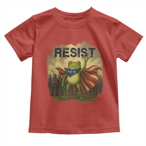 Resist Frog Christian Christmas Toddler T Shirt Funny Polittical 2025 Meme TS14 Red Print Your Wear