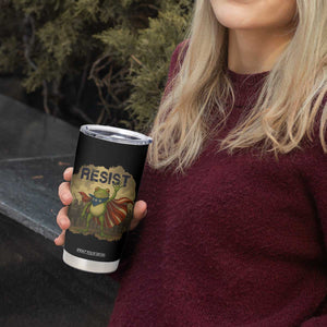 Resist Frog Christian Christmas Tumbler Cup Funny Polittical 2025 Meme TS14 Print Your Wear