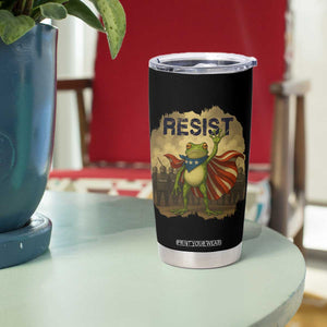 Resist Frog Christian Christmas Tumbler Cup Funny Polittical 2025 Meme TS14 Print Your Wear