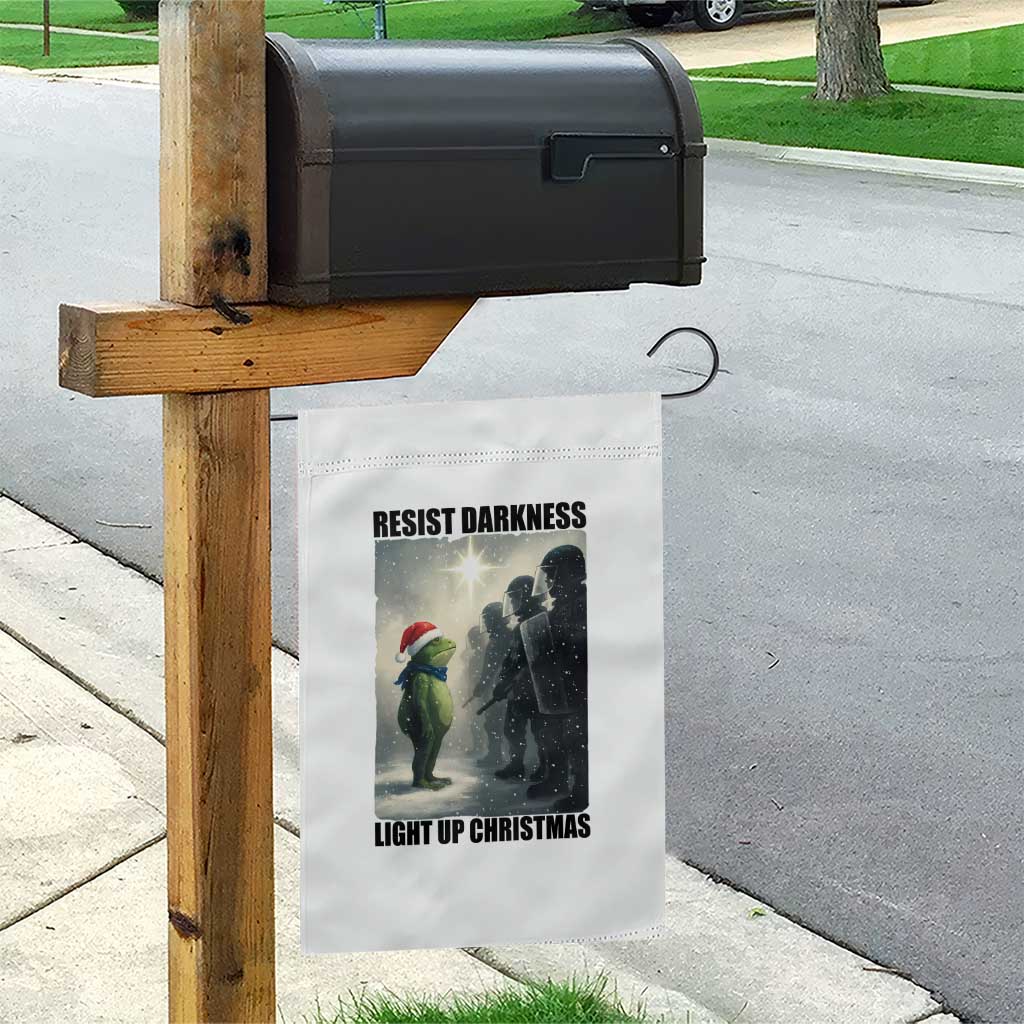 Frogs Resist Christmas Garden Flag Funny Portland Protest ICE Activist Meme TS14 Print Your Wear