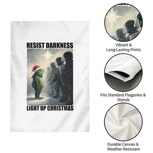 Frogs Resist Christmas Garden Flag Funny Portland Protest ICE Activist Meme TS14 Print Your Wear