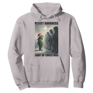 Frogs Resist Christmas Hoodie Funny Portland Protest ICE Activist Meme TS14 Ice Gray Print Your Wear
