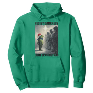 Frogs Resist Christmas Hoodie Funny Portland Protest ICE Activist Meme TS14 Irish Green Print Your Wear