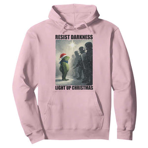 Frogs Resist Christmas Hoodie Funny Portland Protest ICE Activist Meme TS14 Light Pink Print Your Wear